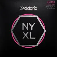 D'Addario NYXL45130 Набор струн для 5-струнной для бас-гитары, размер 45-130