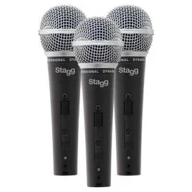 STAGG SDM50-3 - Комплект из 3-х микрофонов с картриджем DC78