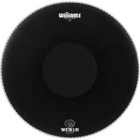 WILLIAMS WCB1D-10MIL-14k Однослойный пластик 14", с напылением, черный, с точкой (Bottom Dot)