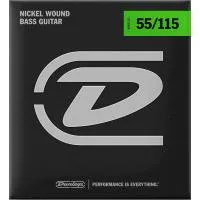 Dunlop DBN55115 Комплект струн для бас-гитары, никель, Extra Heavy, 55-115