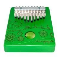 Мозеръ KMKr-2-GR-NEW Escudo Калимба, резонаторная, 10 язычков, трапеция, зеленая