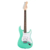 FENDER SQUIER DEBUT Stratocaster HT HSS LRL SFM Электрогитара, 6 струн, цвет зеленый 
