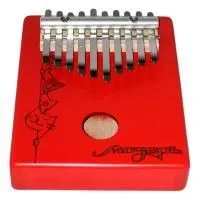 Мозеръ KMKr-1-RD-NEW Piastra Калимба, резонаторная, 10 язычков, прямоугольная, красная