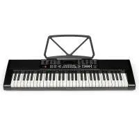 Mikado MK-970 Синтезатор, 61 клавиша с подсветкой, чёрный Mikado MK-970 Синтезатор, 61 клавиша с подсветкой, чёрный