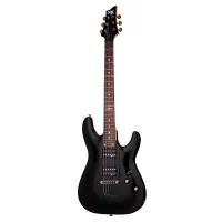 SCHECTER SGR C-1 BLK Электрогитара, 6 струн, цвет чёрный, чехол в комплекте