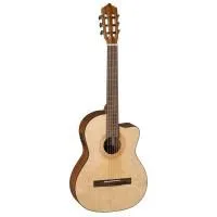 LA MANCHA Rubinito LSM/63-CEN Гитара классическая со звукоснимателем, размер 7/8, цвет натуральный