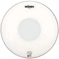 WILLIAMS DSH5X-10MIL-14k Двуслойный пластик 14", с напылением, белый, с точкой (Bottom Dot)