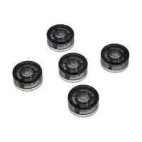 Mooer FT-BK Набор из 5-ти накладок (шляп) для ножной кнопки, цвет чёрный (полупрозрачный)