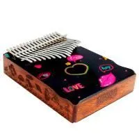 Mahalo MKA17HE Калимба 17 язычков, с рисунком Heart