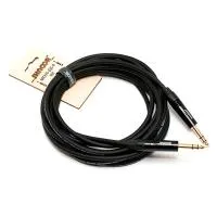 SHNOOR MC226-JSJS-B-3m Шнур балансный JACK 1/4"(stereo) ⇔ JACK 1/4"(stereo), 3 метра, чёрный