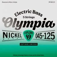 Olympia XP-B45125 Набор струн для 5-струнной бас-гитары Nickel Wound, размер 45-125