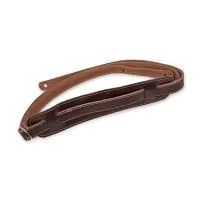 SOLDIER STP-GL-018 2  Ремень для гитары натуральная кожа + подплечник, чёрный/коричневый