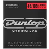 Dunlop DBN45105 Комплект струн для бас-гитары, никель, Medium Light, 45-105