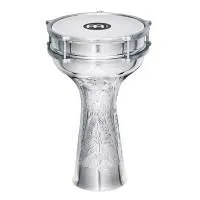 MEINL HE-315 Дарбука алюминиевая 8.25" х 16.25", серебристая с чеканкой