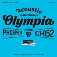 Olympia PF-A1152/P Набор струн для 6-ти струнной акустической гитары Phosphor Bronze, размер 11-52