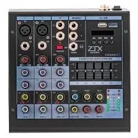 ZTX audio Compact 2.1 Микшерный пульт 2mono, 1stereo каналы с MP3