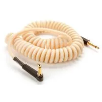 Dunlop DCICG15R Шнур гитарный витой JACK1/4"(прямой) ⇔ JACK1/4"(угловой), 4.6м, светящийся в темноте