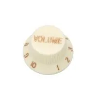 Hosco KPV14IV Ручка потенциометра, Volume, цвет слоновой кости