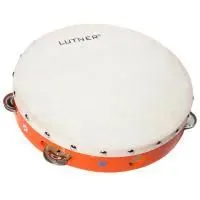 Fleet TH10-6A Тамбурин-бубен 10" с кожей, 6 пар бубенцов