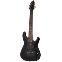 SCHECTER SGR C-7 MSBK Гитара электрическая, 7 струн, цвет чёрный металлик, чехол в комплекте