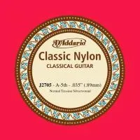 D'Addario J2705 Отдельная струна №5 (035) для классической гитары (цена за 1шт., в уп-ке 5 шт.)