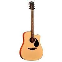 KEPMA D1C Natural Гитара акустическая Dreadnought, цвет натуральный глянцевый