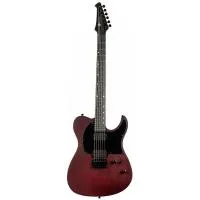 SPIRA T-400 MWR Электрогитара, Telecaster, 6 струн, HH, цвет матовый красное вино