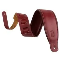 LEVY'S M26PD-BRG-BRG Amped Leather Series Ремень для гитары, кожаный, бордовый