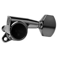 Gotoh SG381-07-CK-(L6) Комплект колков (6 в линию), черный хром, маленькая ручка