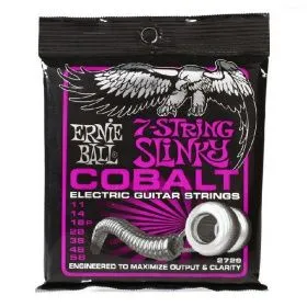 Ernie Ball 2729 набор струн для 7-струнной электрогитары, размер 11-58