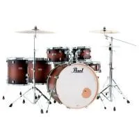 Pearl DMP926S/C260 Ударная установка из 6-ти барабанов, цвет Satin Brown Burst, со стойками 