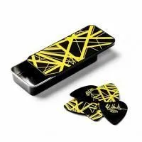 Dunlop EVHPT04 Набор из 6 медиаторов EVH VH II, 0.60 мм, в металлическом боксе