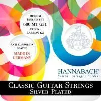 Hannabach 600MT-G3C Набор струн для классической гитары, среднее натяжение Hannabach 600MT-G3C Набор струн для классической гитары, среднее натяжение