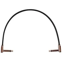 Ernie Ball 6227 Шнур инструментальный плоский JACK 1/4" (угловой) ⇔ JACK 1/4" (угловой), длина 30 см