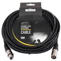 LEEM NML-30 Шнур микрофонный XLR (male) ⇔ XLR (female), длина 9 метров