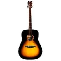 Trumon 150D VB Гитара акустическая 41" Dreadnought с чехлом,  цвет натуральный винтажный берст