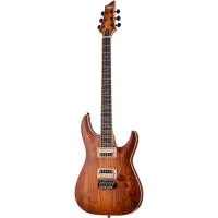 SCHECTER C-1 EXOTIC SPALTED MAPLE SNVB Электрогитара 6 струн, 24 лада, натуральный матовый бёрст