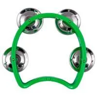 FLIGHT FTHP-4 GR Тамбурин без мембраны, 4 пары джинглов, цвет зеленый