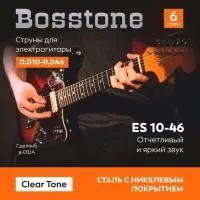 Bosstone ES 10-46 Набор струны для 6-струнной электрогитары, калибр 10-46