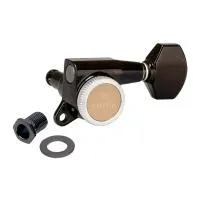 Gotoh SG381-07-CK-(L3+R3) Комплект колков (3+3), черный хром, маленькая ручка
