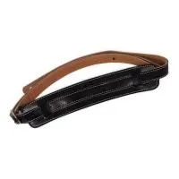 SOLDIER STP-GL-018 1 Ремень для гитары натуральная кожа + подплечник, чёрный