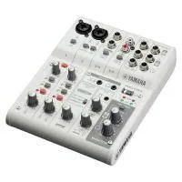 Yamaha AG06MK2 White Микшерный пульт для потокового вещания с аудиоинтерфейсом USB