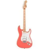 FENDER SQUIER SONIC STRAT HSS MN Tahitian Coral Электрогитара, 6 струн, цвет коралловый FENDER SQUIER SONIC STRAT HSS MN Tahitian Coral Электрогитара, 6 струн, цвет коралловый