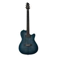 Godin A6 ULTRA Denim Blue Flame Гитара электроакустическая, 6 струн, тонированная синяя джинса