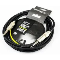 LEEM LGT-10 Шнур инструментальный JACK 1/4" (прямой) ⇔ JACK 1/4" (прямой), 3 метра