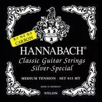 Hannabach 815MTC Набор струн для классической гитары, карбон/посеребренные, среднее натяжение Hannabach 815MTC Набор струн для классической гитары, карбон/посеребренные, среднее натяжение