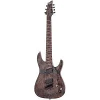 SCHECTER OMEN ELITE-7 MS CHAR Электрогитара, мультимензура, 7 струн, Charcoal (CHAR)