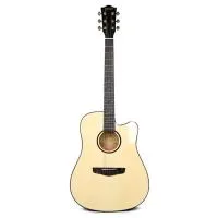 DEVISER L-842  Гитара акустическая 41", Dreadnough, с вырезом цвет натуральный/дао DEVISER L-842  Гитара акустическая 41", Dreadnough, с вырезом цвет натуральный/дао