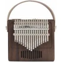 TOM TK-R1E Калимба со звукоснимателем из массива ореха, 17 язычков