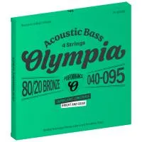Olympia ART-AB4095 Набор струн для 4-струнной акустической бас-гитары, 80/20 Bronze, размер 40-95